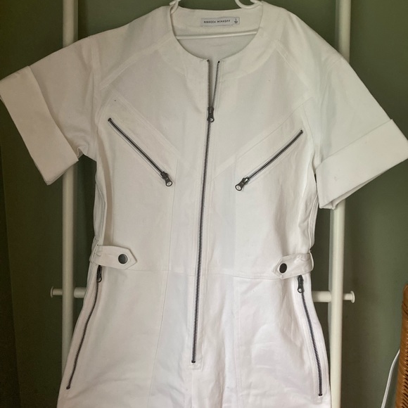 Rebecca Minkoff white utility jumpsuit - Picture 5 of 7